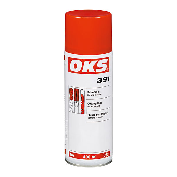 OKS0391-400ML Niet met water mengbare snijolie voor smering en koeling van gereedschap en werkstukken bij verspanende bewerkingen van metalen.