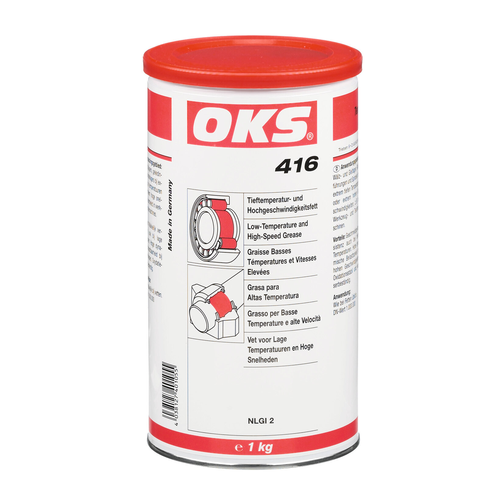 OKS0416-1 OKS 416 is een lage-temperatuur- en hoge-snelheidsvet.