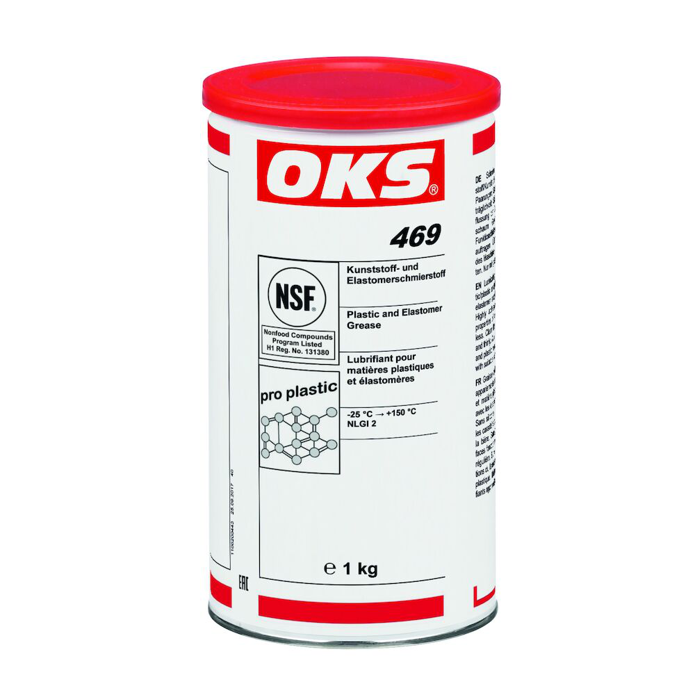OKS0469-1 OKS 469 is een smeer- en afdichtvet voor kunststof/kunststof- en kunststof/metaal-combinaties.