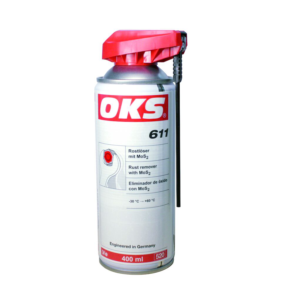OKS0611-400ML OKS 611 is een universele roestoplosser met molybdeendisulfide voor industrie, garage en onderhoud.