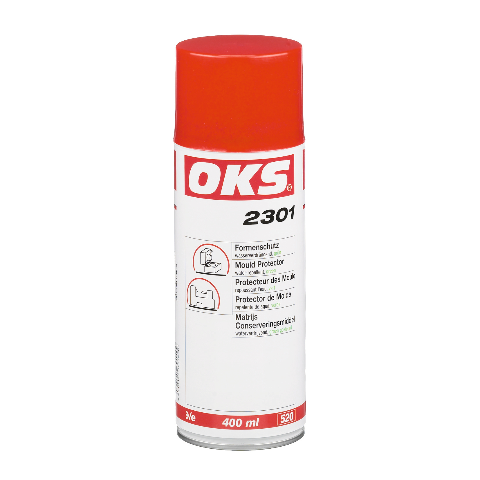 OKS2301-400ML OKS 2301 creëert een droge en schone beschermende film voor metalen met een goede grip.