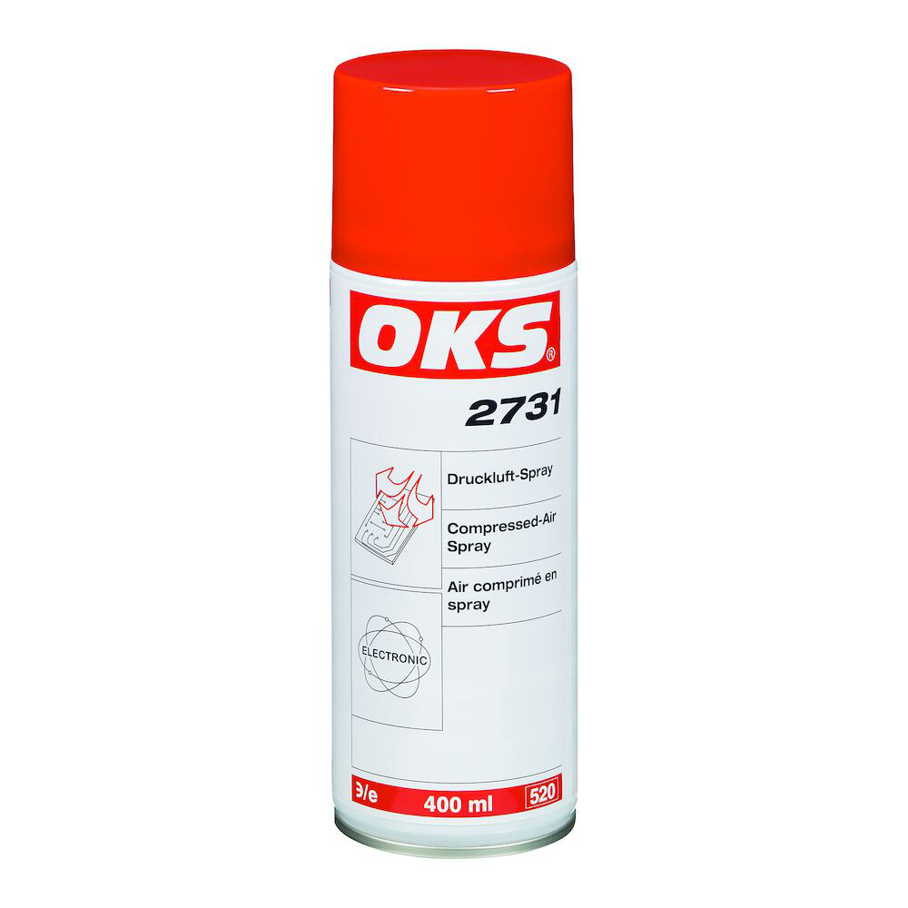 OKS2731-400ML OKS 2731 is een persluchtspray voor het verwijderen van losse vuildeeltjes op ontoegankelijke plekken.