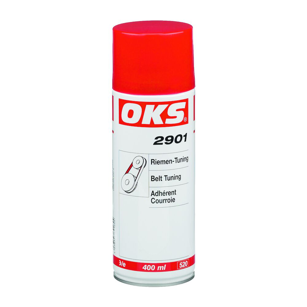 OKS2901-400ML OKS 2901 is een schone film, licht van kleur, voor onderhoud en verhoging van de trekkracht van vele typen aandrijfriemen.