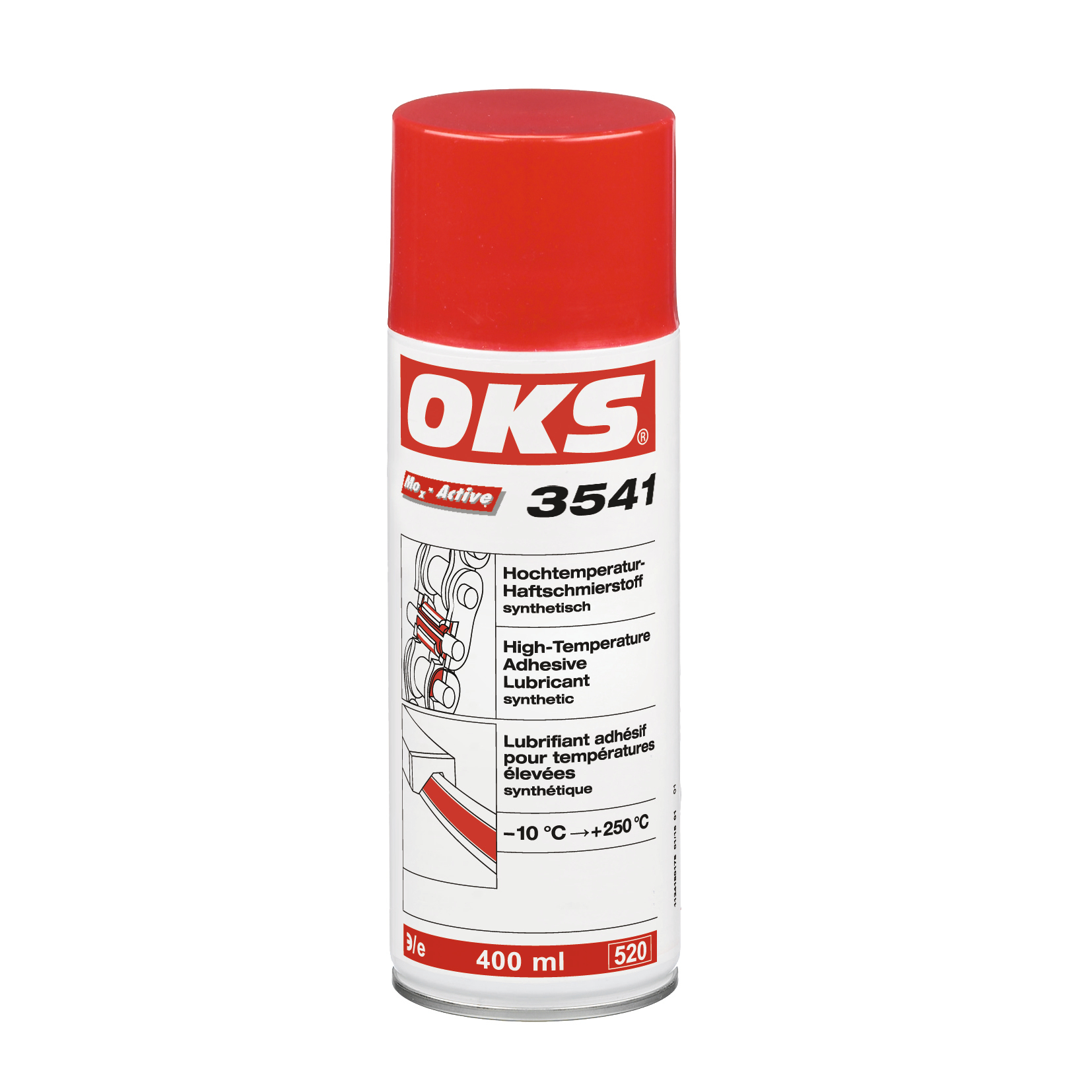 OKS3541-400ML Niet-besmettelijk vloeibaar smeermiddel voor smering van machinedelen bij hoge temperaturen of sterke waterinvloeden.