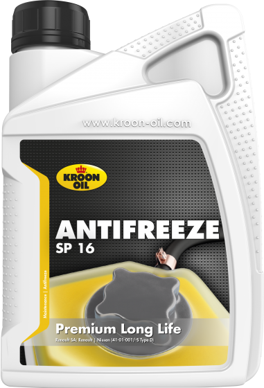 OUT-32983-1 Antifreeze SP 16 is een Long Life antifreeze, waarbij gebruik is gemaakt van een gepatenteerde silicaatvrije technologie op basis van meervoudige carbolzuren.