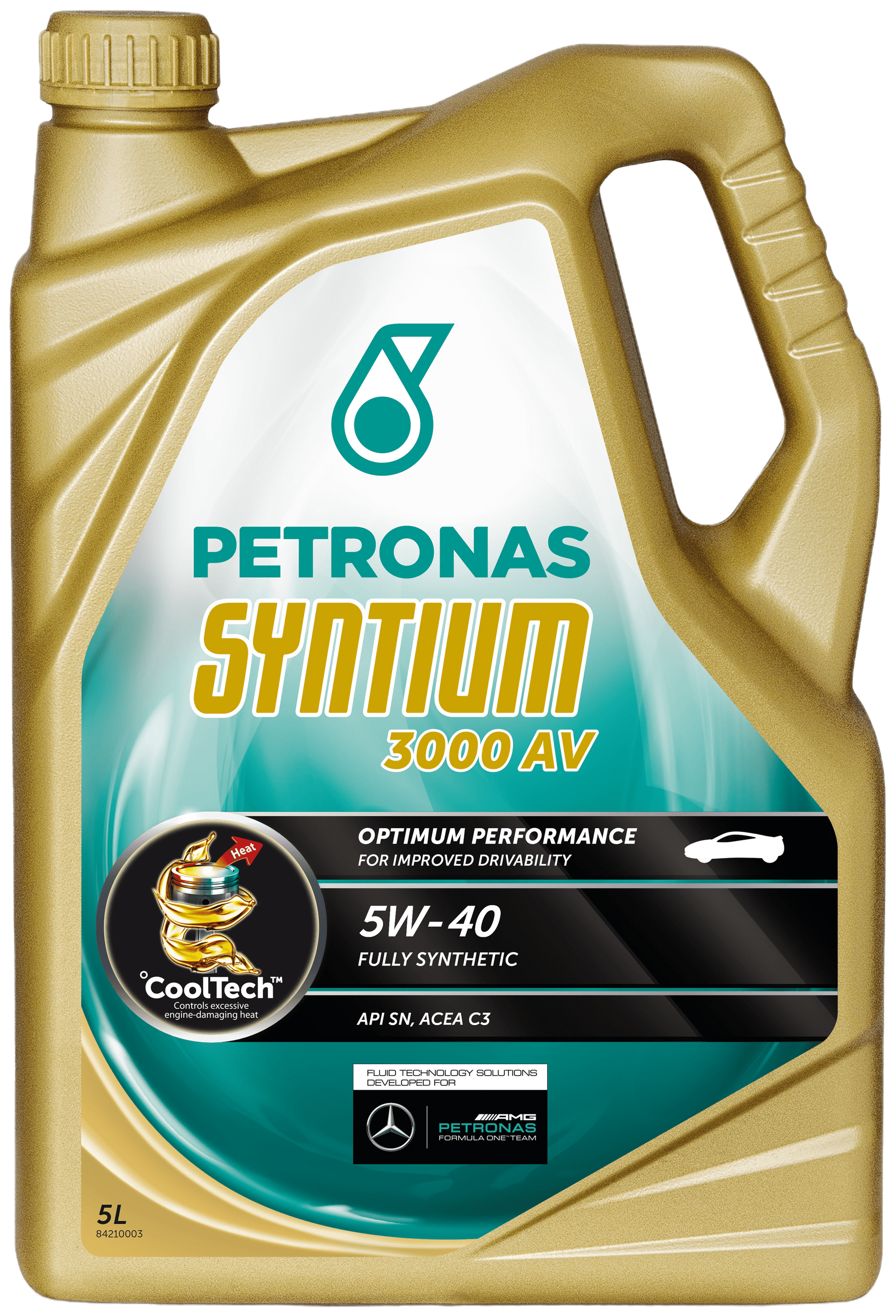 Petronas Syntium 3000 AV 5W-40, 4 x 5 lt detail 2