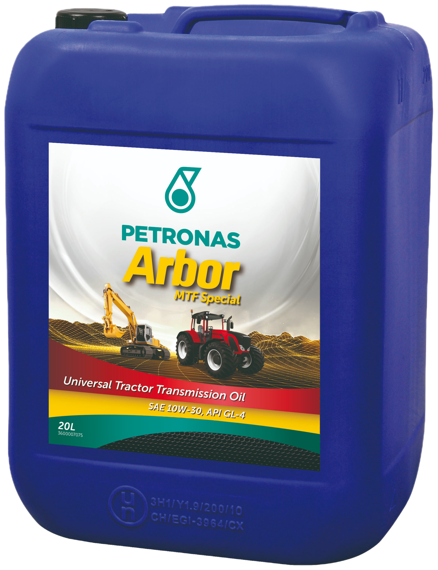 P36451910-20 Dit is een UTTO smeermiddel voor algemeen gebruik dat zeer hoge prestaties garandeert van transmissies, hydraulische systemen en oliebadremmen van de laatste generatie tractors, landbouwmachines en graafmachines.