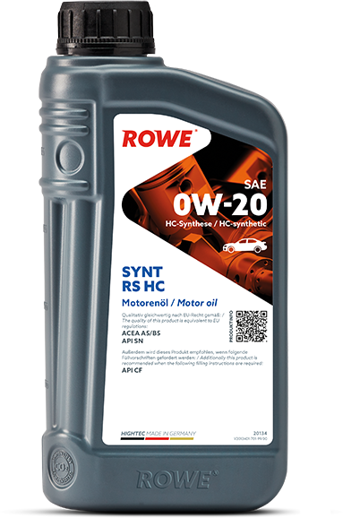 Rowe Hightec Synt RS HC SAE 0W-20, 1 lt
