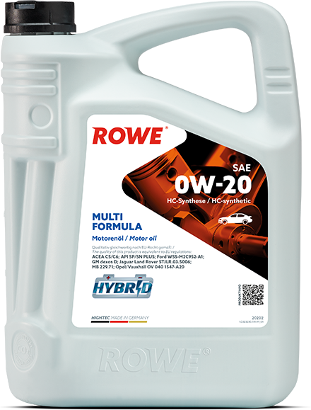 Rowe Hightec Multi Formula SAE 0W-20, 5 lt