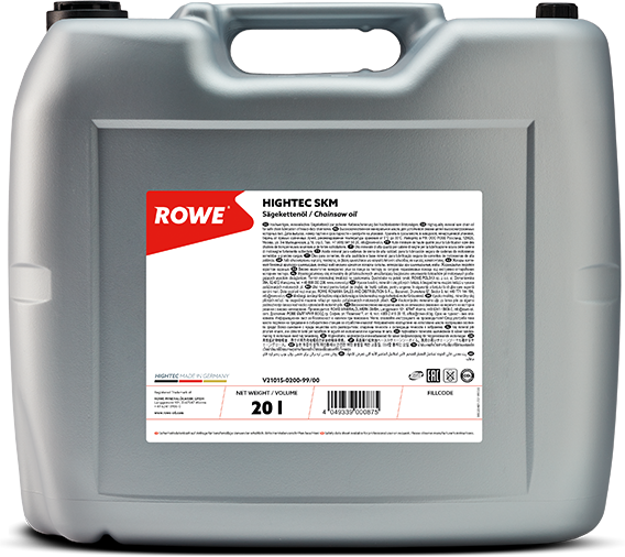R21015-20 Hoogwaardige, minerale zaagkettingolie voor een betrouwbare kettingsmering bij zwaarbelaste motorzagen. Hoge bescherming tegen slijtage, zeer goede hechting, kleeft niet.