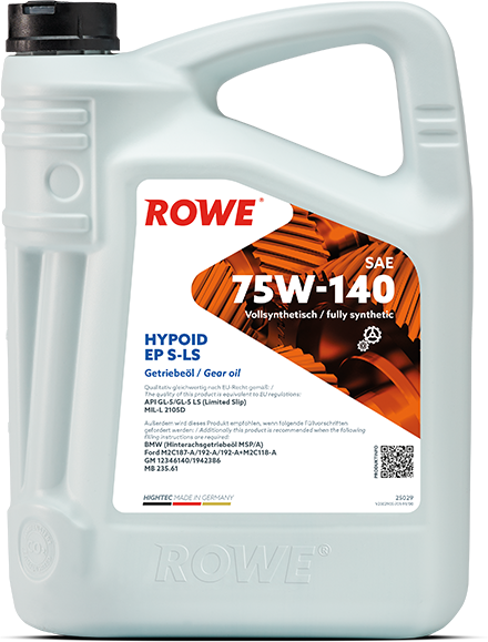 Rowe Hightec Hypoid EP SAE 75W-140 S-LS, 5 lt
