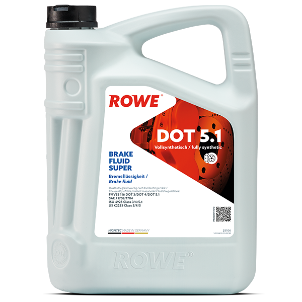 Rowe Hightec Brake Fluid Super DOT 5.1, 5 lt