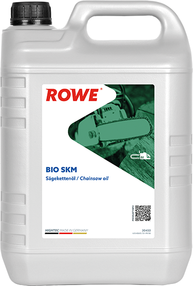 R30450-5 Hoogwaardige, biologisch afbreekbare zaagkettingolie voor een betrouwbare kettingsmering bij zwaarbelaste motorzagen. Goede bescherming tegen slijtage, zeer goede hechting, kleeft niet en geen harsvorming.