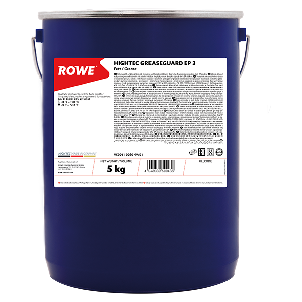 R50011-5 Premium multifunctioneel smeervet op basis van minerale olie en Lithium-12-hydroxystearaatzeep met goede EP (Extreme Pressure) kwaliteit voor gebruik in rol- en glijlagers.