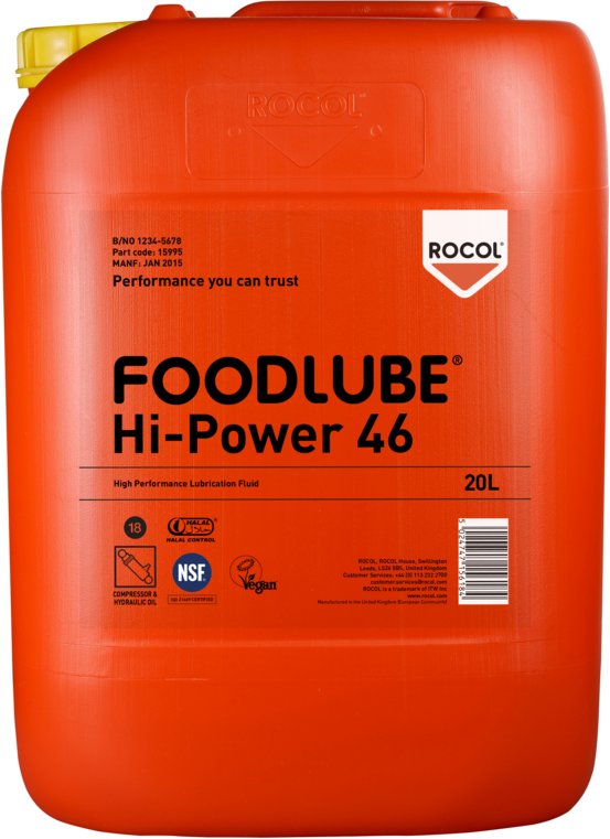 Rocol FOODLUBE® Hi-Power 46, 20 lt