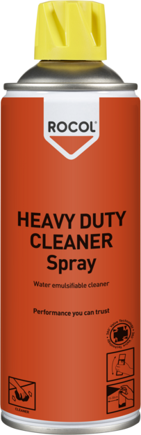 RC34011-300ML HEAVY DUTY CLEANER Spray is een krachtige, langzaam verdampende, op oplosmiddelen gebaseerde reiniger, ontworpen om zelfs de zwaarste afzettingen binnen te dringen en los te maken, waardoor verwijdering door middel van een slang of afvegen mogelijk is.