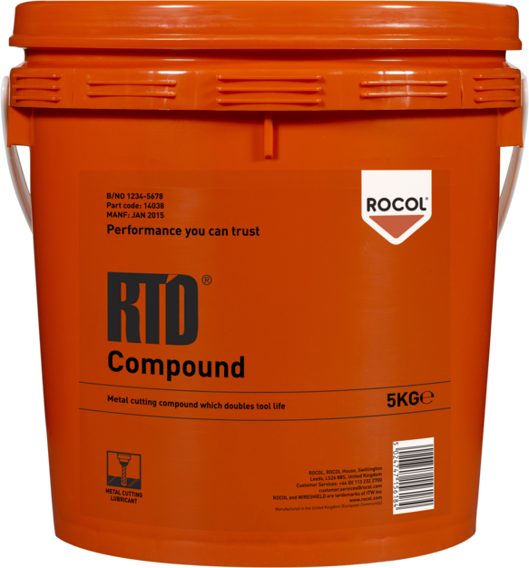 RC53026-5 Met de hand aangebracht smeermiddel voor metaalsnijden.