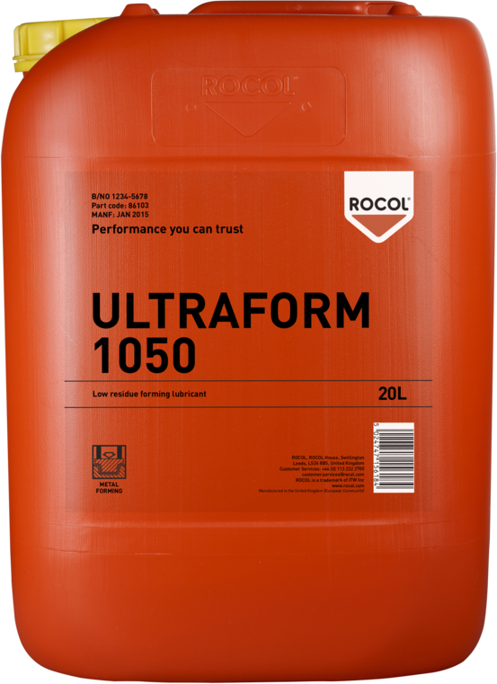 RC86103-20 Hoogwaardig smeermiddel voor het vormen van koud metaal met lage viscositeit.