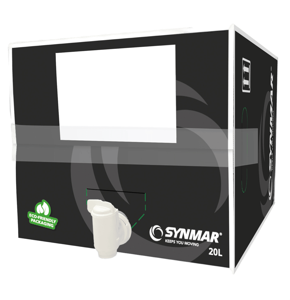 S500001-BiB20 Synmar Coolant Standard -36 kan het hele jaar door worden gebruikt in de koelsystemen van benzine- en dieselmotoren, ook die van aluminiumlegeringen.